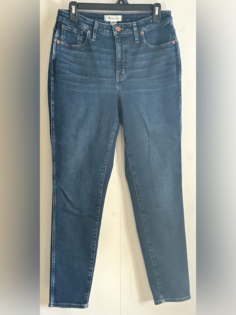 WOMENS MADEWELL CURVY HIGH-RISE SKINNY JEANS, size 29